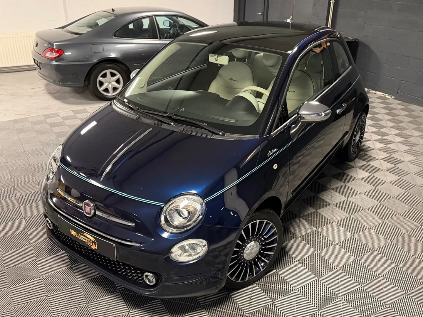 Fiat 500 1.2i Riva 1er propriétaire garantie 12 mois Bleu - 2