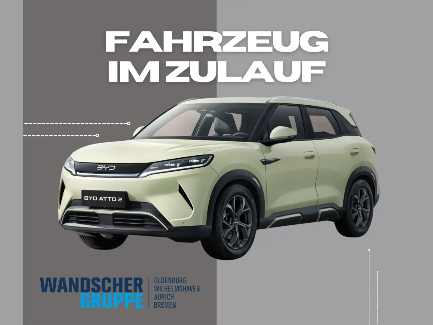 BYD Atto 2 45.1kWh Boost 360 Pano Wärmepumpe Navi LHZ Vert - 1
