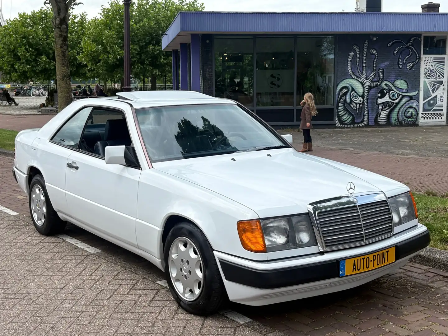 Mercedes-Benz CE 200 200-500 (W124) 300 UNIEK W124 NL-AUTO SCHUIFDAK/AU Weiß - 2