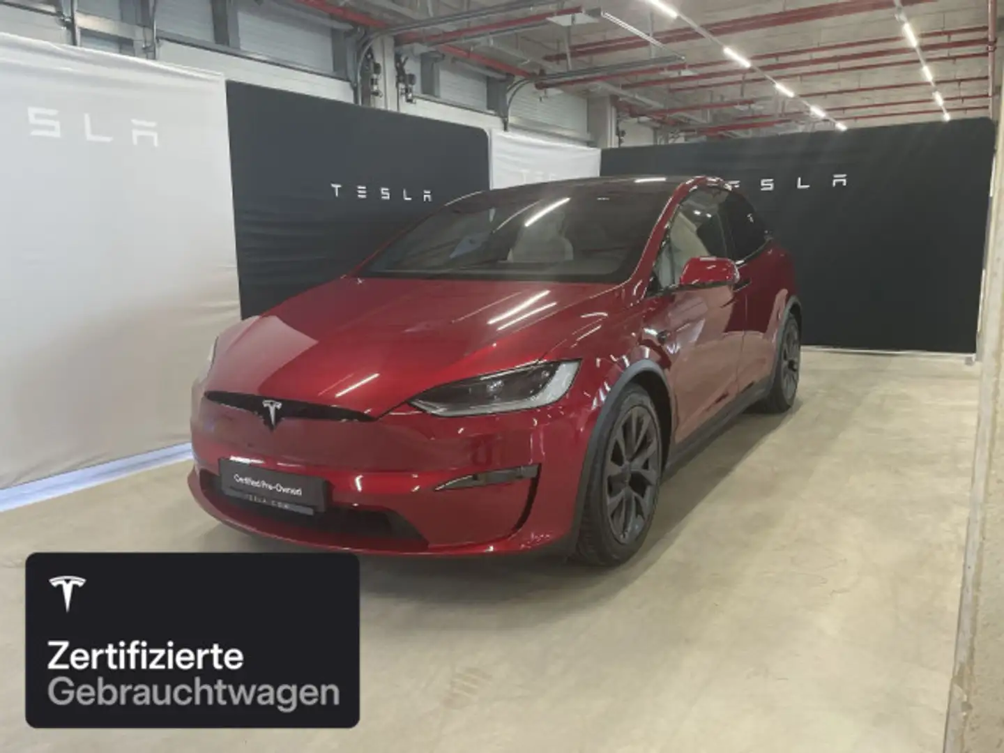 Tesla Model X Long Range AWD Rot - 1