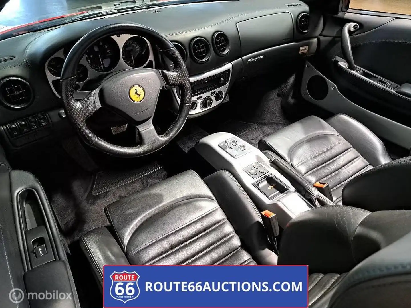 Ferrari 360 Spider | 2002 | Route 66 Auctions Чорний - 2