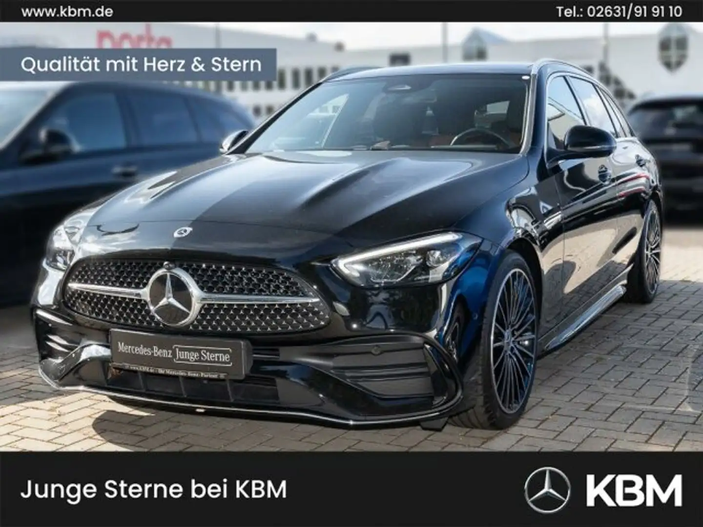 Mercedes-Benz C 200 C 200 d T EDITION AMG°19"PANO°AHK°BURM°MEMORY° Schwarz - 1