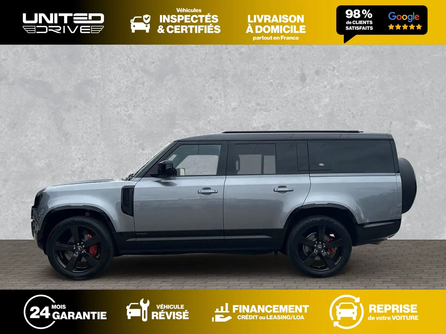 Land Rover Defender 130 D300 X 300 ch Grau - 2