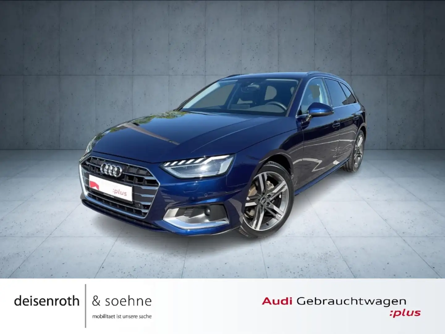 Audi A4 Avant advanced 35 TDI LED/Nav/18''/Kam/PBox/ASI/AC Blau - 1