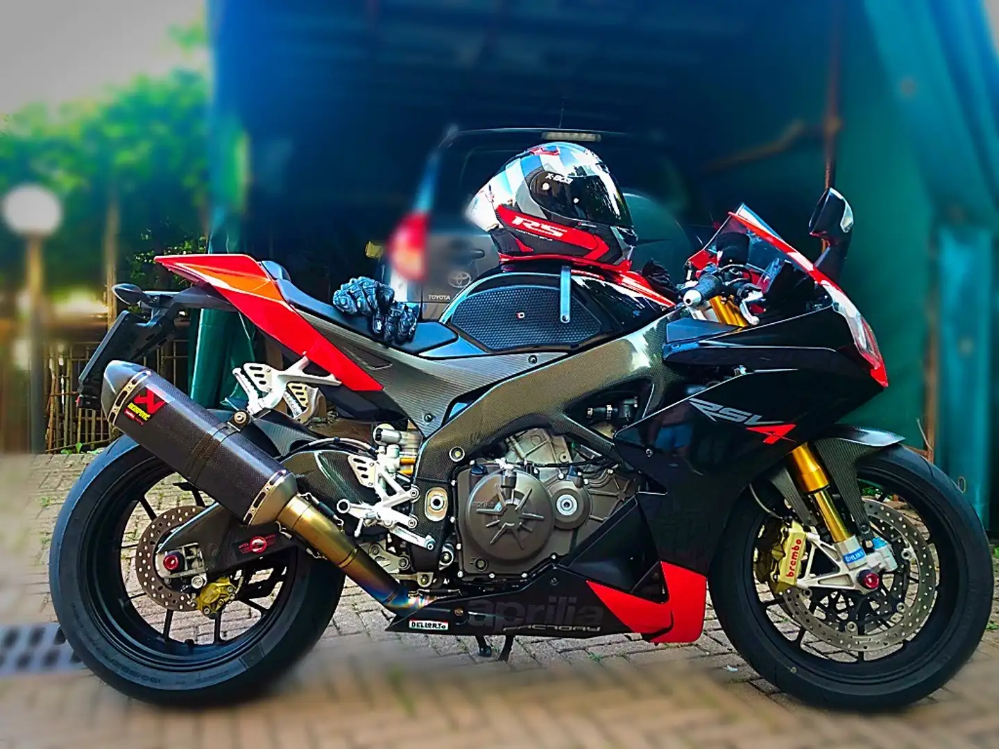 Aprilia RSV4 factory SBK- racing black Negro - 2