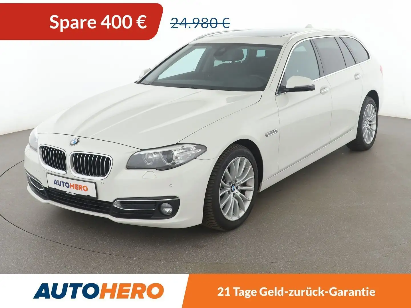 BMW 530 530d Aut.*NAVI*TEMPO*PDC*SHZ*ALU*PANO* Weiß - 1