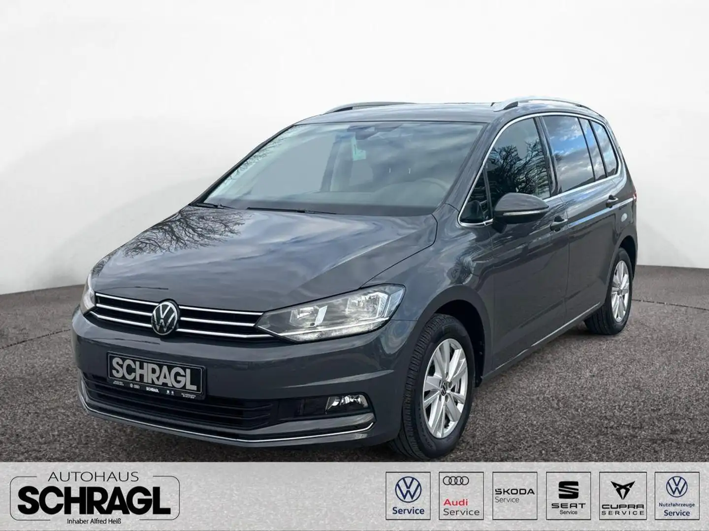 Volkswagen Touran 2.0 TDI DSG HIGHLINE+7-SITZER+AHK+NAV+ACC Grau - 1