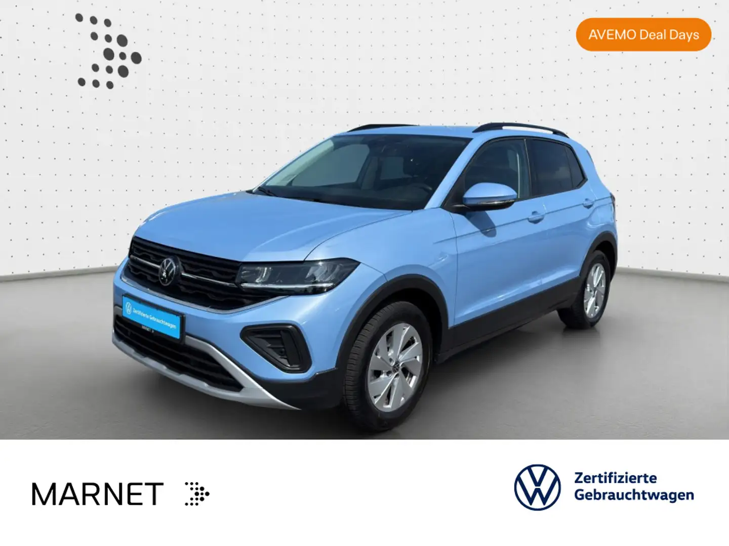 Volkswagen T-Cross 1.0 TSI Life*NAVI*AHK*LED*ASG* Blau - 1