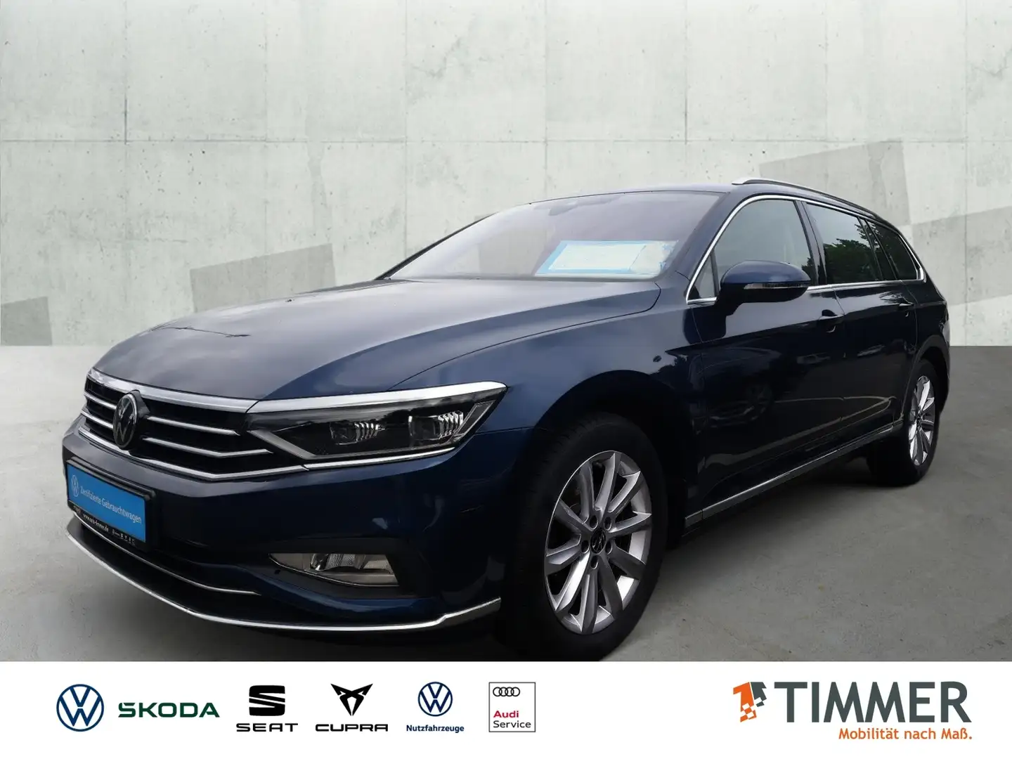 Volkswagen Passat Variant 2.0 TDI BUSINESS *VIRTUAL*KEYLESS*RFK*MATRIX* Blau - 1