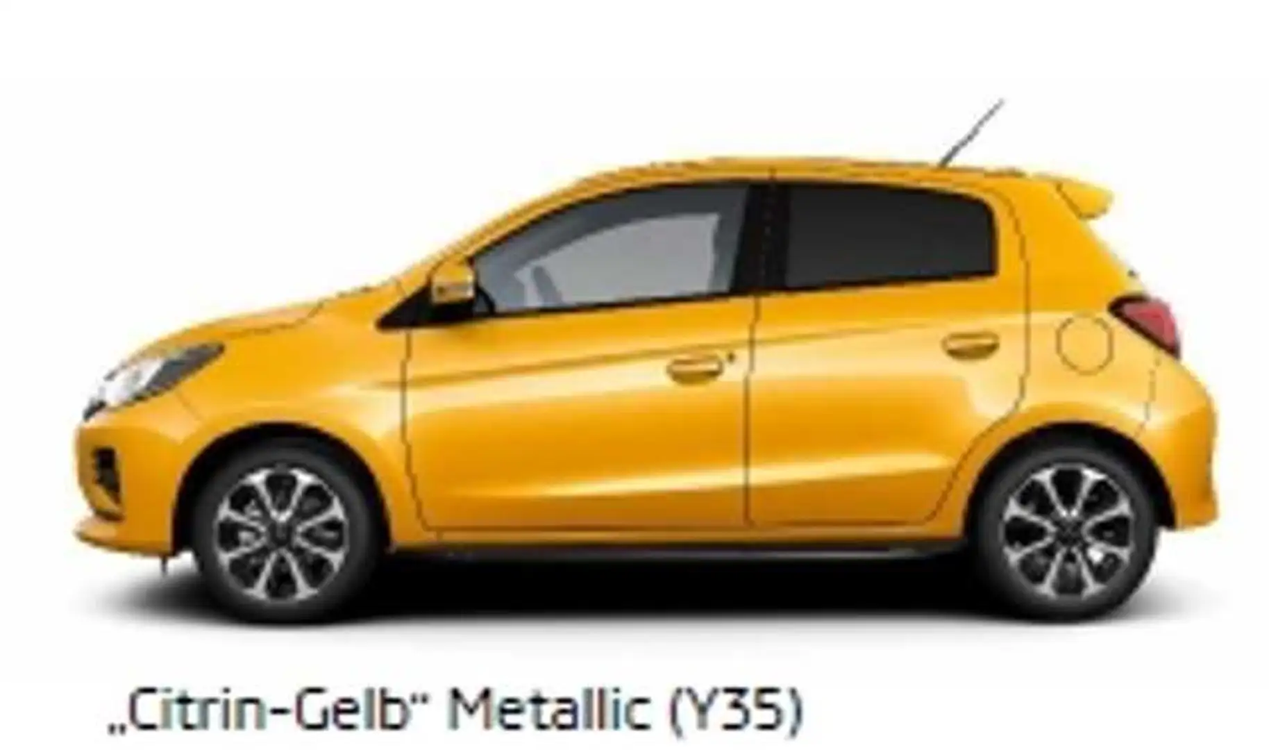 Mitsubishi Space Star Select+ 1.2 inkl. nimm 8 Yellow - 1