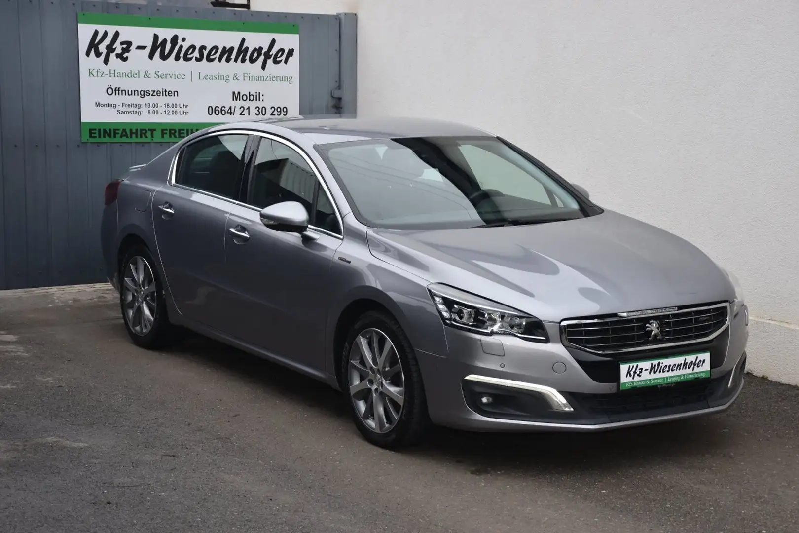 Peugeot 508 2.0 BlueHDi GT Line / Reifen Neu / Service NEU / Grau - 1