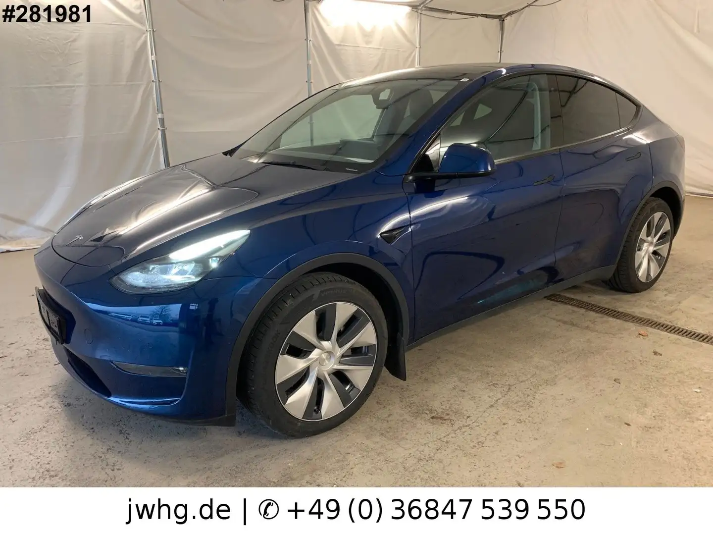 Tesla Model Y Long Range AWD Wärmepumpe Autopilot Blau - 1