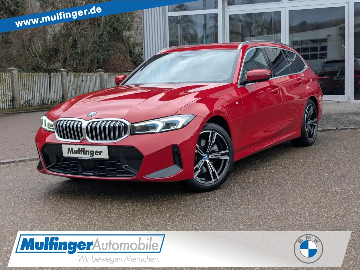 BMW 330 e T. M Sport HUD ACC Kamera HiFi LiveProf.18" Rot - 1