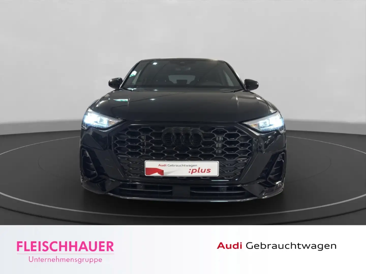 Audi Q3 Sportback 45 TFSI e S line+Interieur+LED+App-conne Zwart - 2