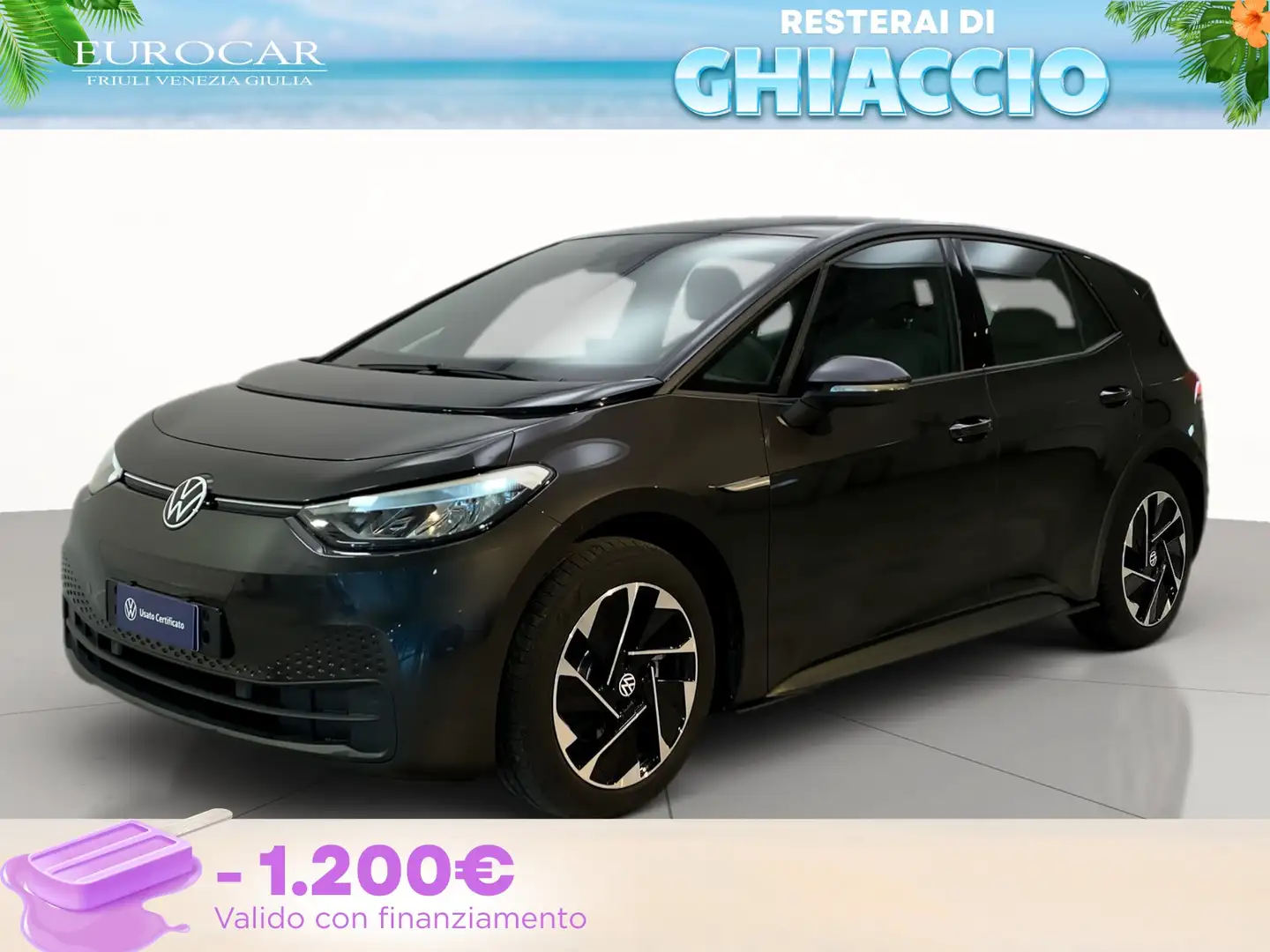 Volkswagen ID.3 45 kwh pure performance Grigio - 1