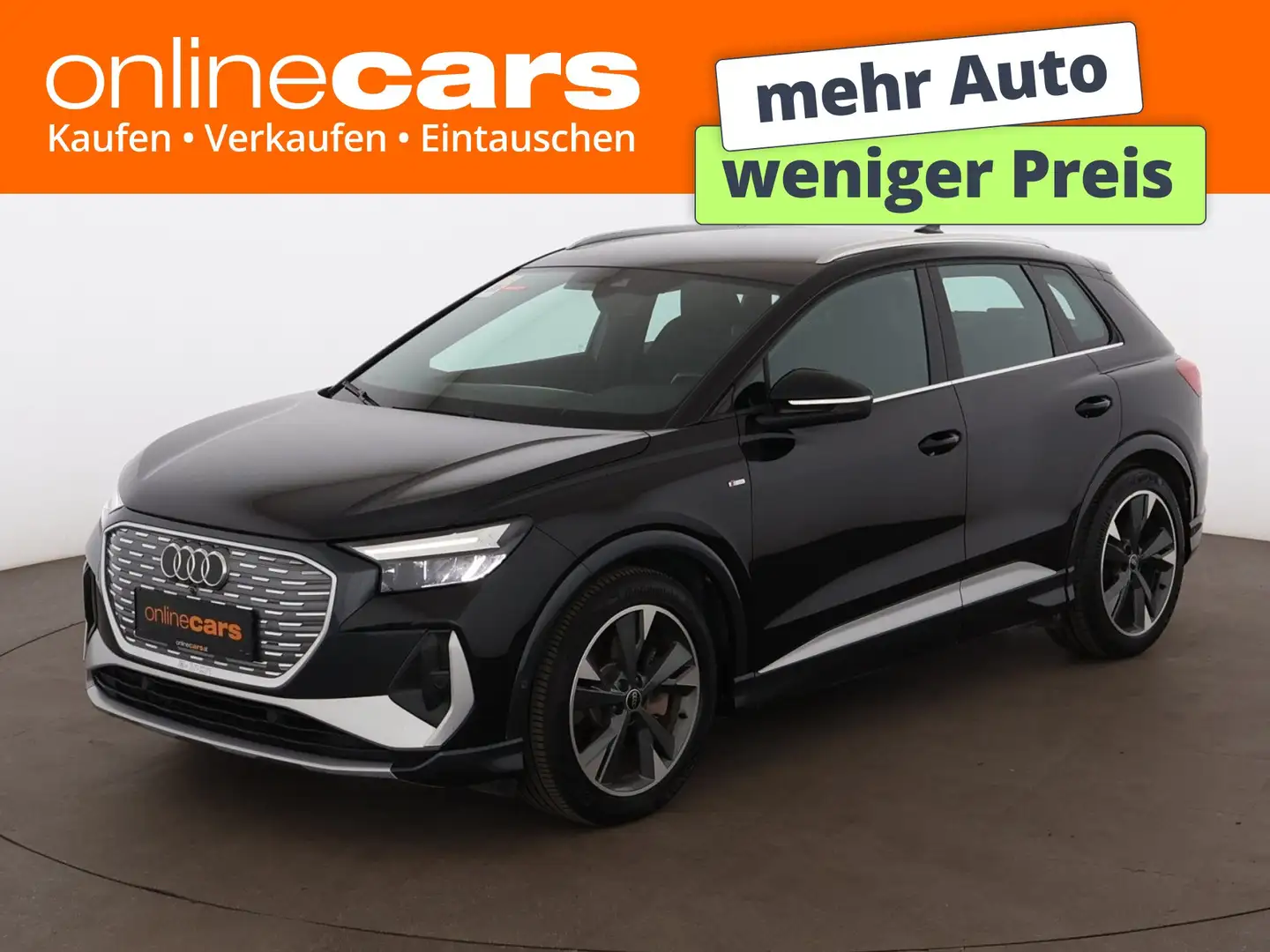 Audi Q4 e-tron 50 S-Line quattro 82kWh Aut LED RADAR Schwarz - 1