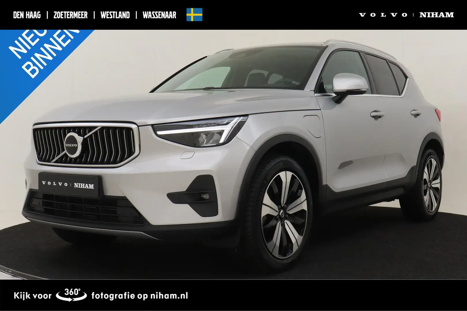 Volvo XC40 T5 PLUG-IN ULTIMATE BRIGHT *FULL OPTIONS!* -PANO.D Zilver - 1