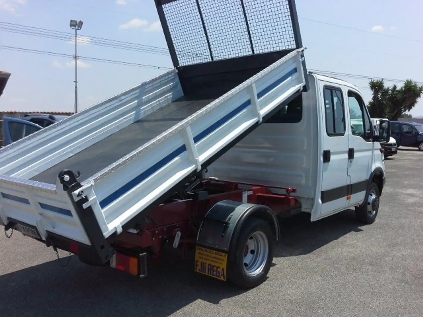 Iveco Daily 35C11 2.8 TDI 7 POSTI DOPPIA CABINA  RIBALTABILE Bianco - 2