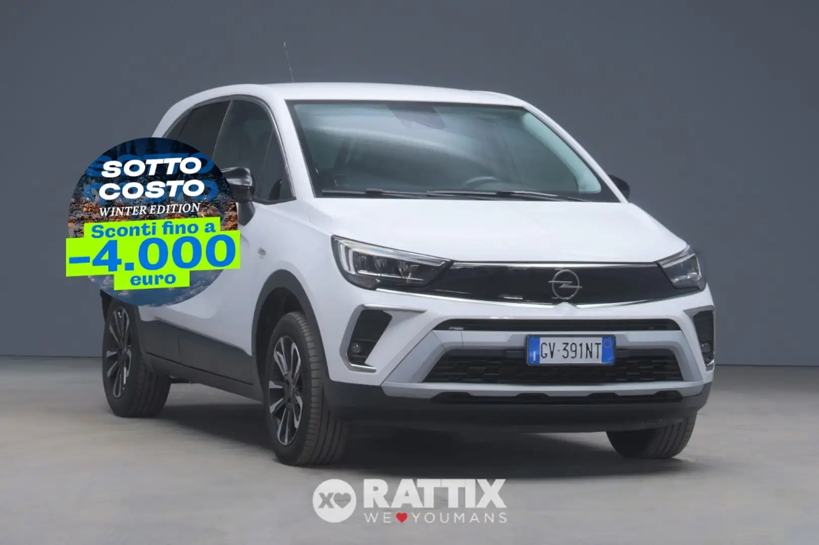 Opel Crossland 1.2 130CV Elegance AT6 Bianco - 1