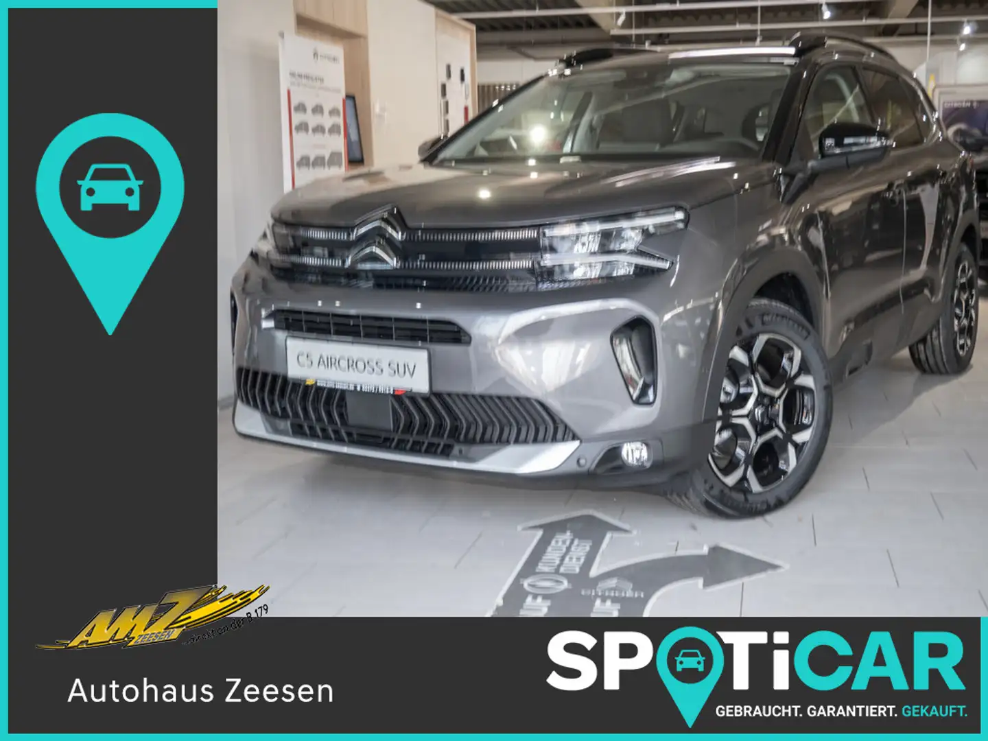 Citroen C5 Aircross Hybrid 145 ë-DCS6 Max SHZ PDC ACC Grau - 1