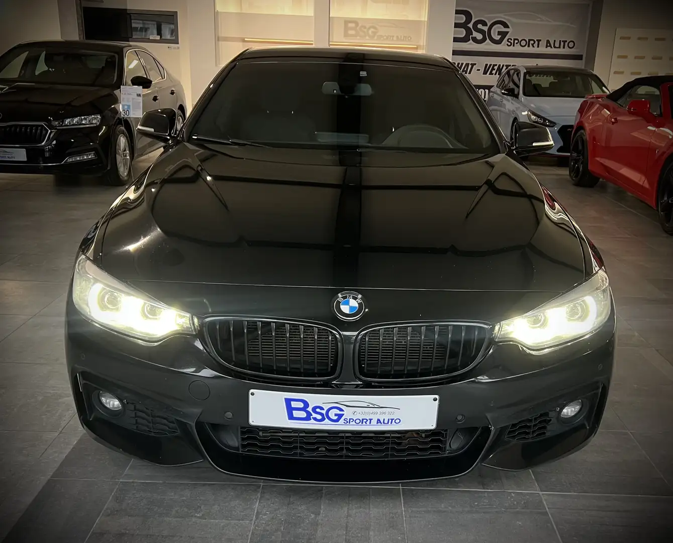 BMW 420 Gran Coupé*BOITE AUTO*PACK M INT/EXT*LED*GPS Schwarz - 2