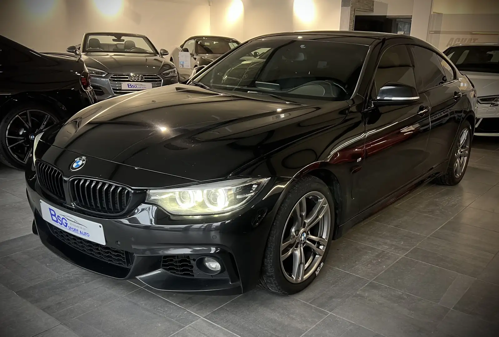 BMW 420 Gran Coupé*BOITE AUTO*PACK M INT/EXT*LED*GPS Schwarz - 1