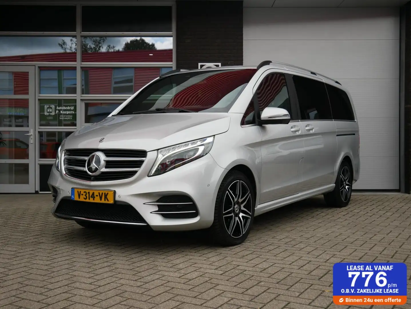 Mercedes-Benz V 250 250d AMG NL BUS|360 C| 1e Eig| StandK| Leder|Full Grau - 1
