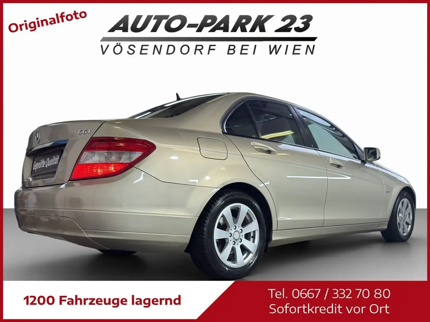 Mercedes-Benz C 180 CGI BlueEFFICIE**AUTOMATIC*NEUES-PICKERL10/2027 Beige - 2