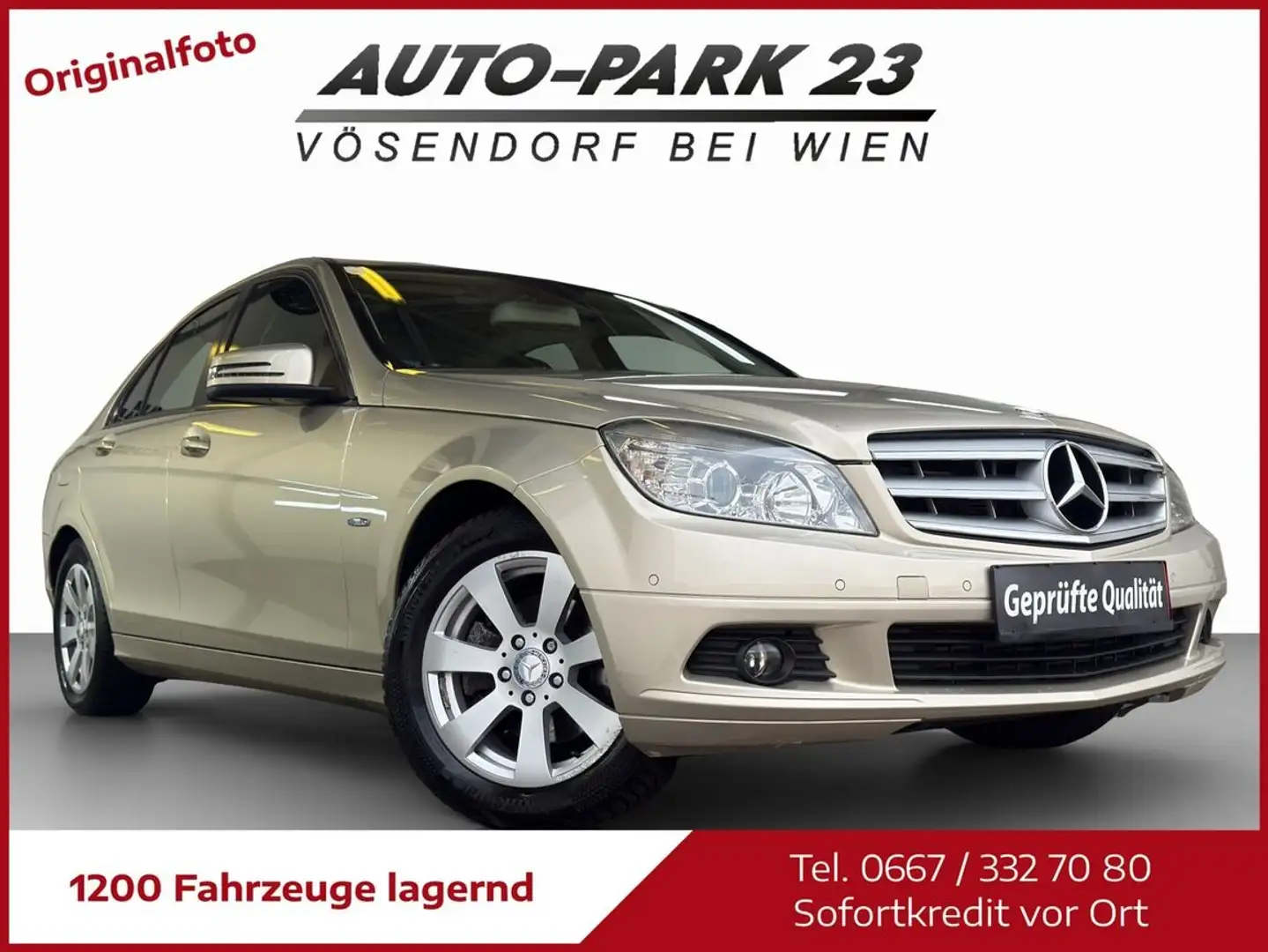 Mercedes-Benz C 180 CGI BlueEFFICIE**AUTOMATIC*NEUES-PICKERL10/2027 Beige - 1