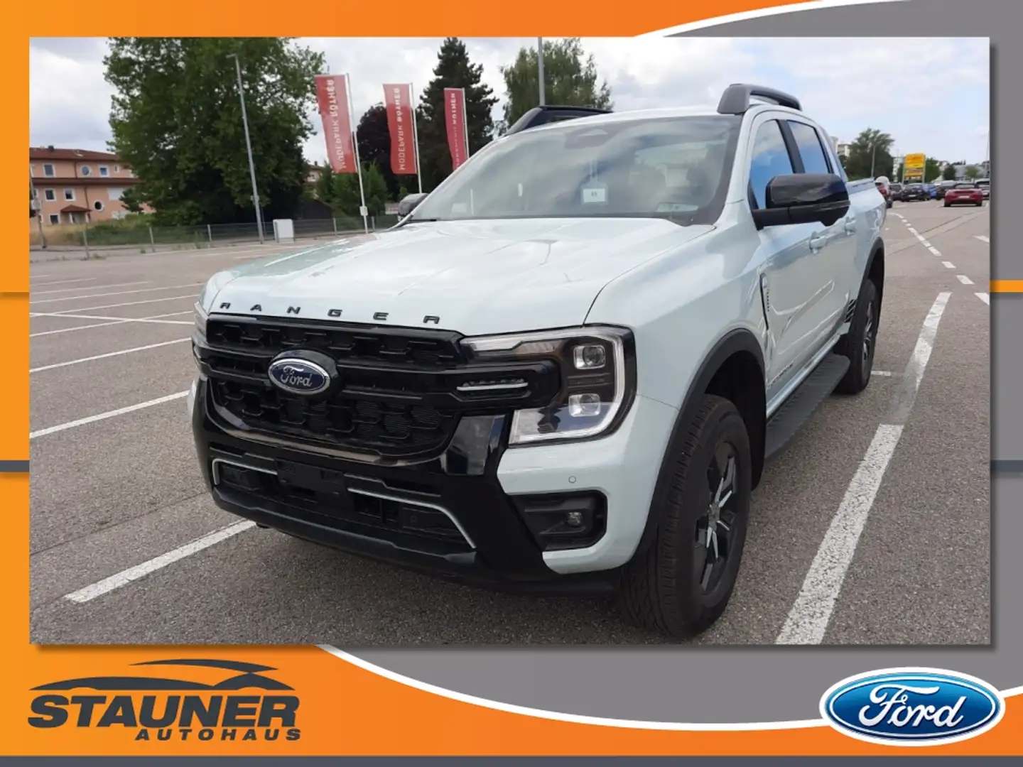 Ford Ranger Doka 2.3l Stormtrak PHEV Laderaumrollo Grau - 1