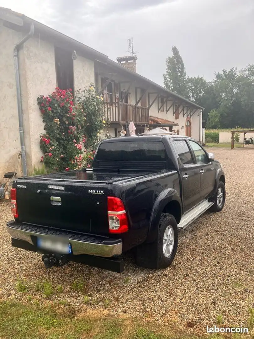 Toyota Hilux HILUX MC'11 DBLE CAB 3.0L 171 D-4D 4x4 LEGENDE A Noir - 1