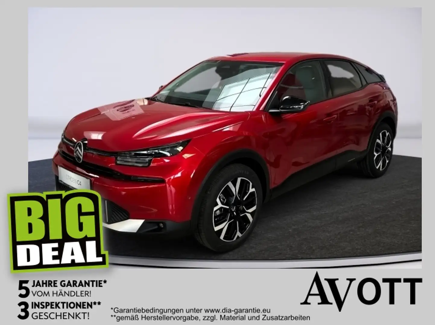 Citroen C4 Hybrid 136 e-DSC Max Rot - 1