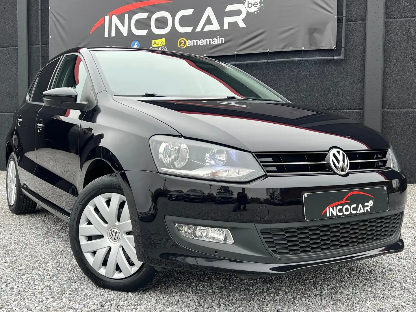Volkswagen Polo 1.2i Comfortline * 1er PROPRIETAIRE * Zwart - 1