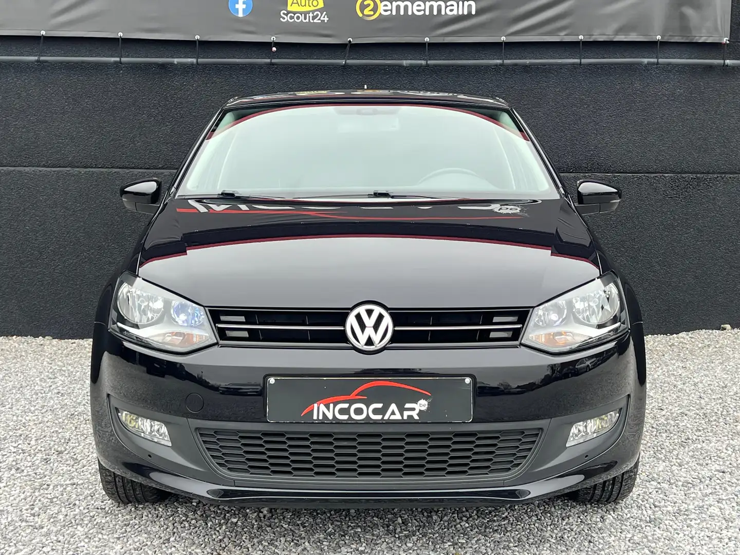 Volkswagen Polo 1.2i Comfortline * 1er PROPRIETAIRE * Zwart - 2