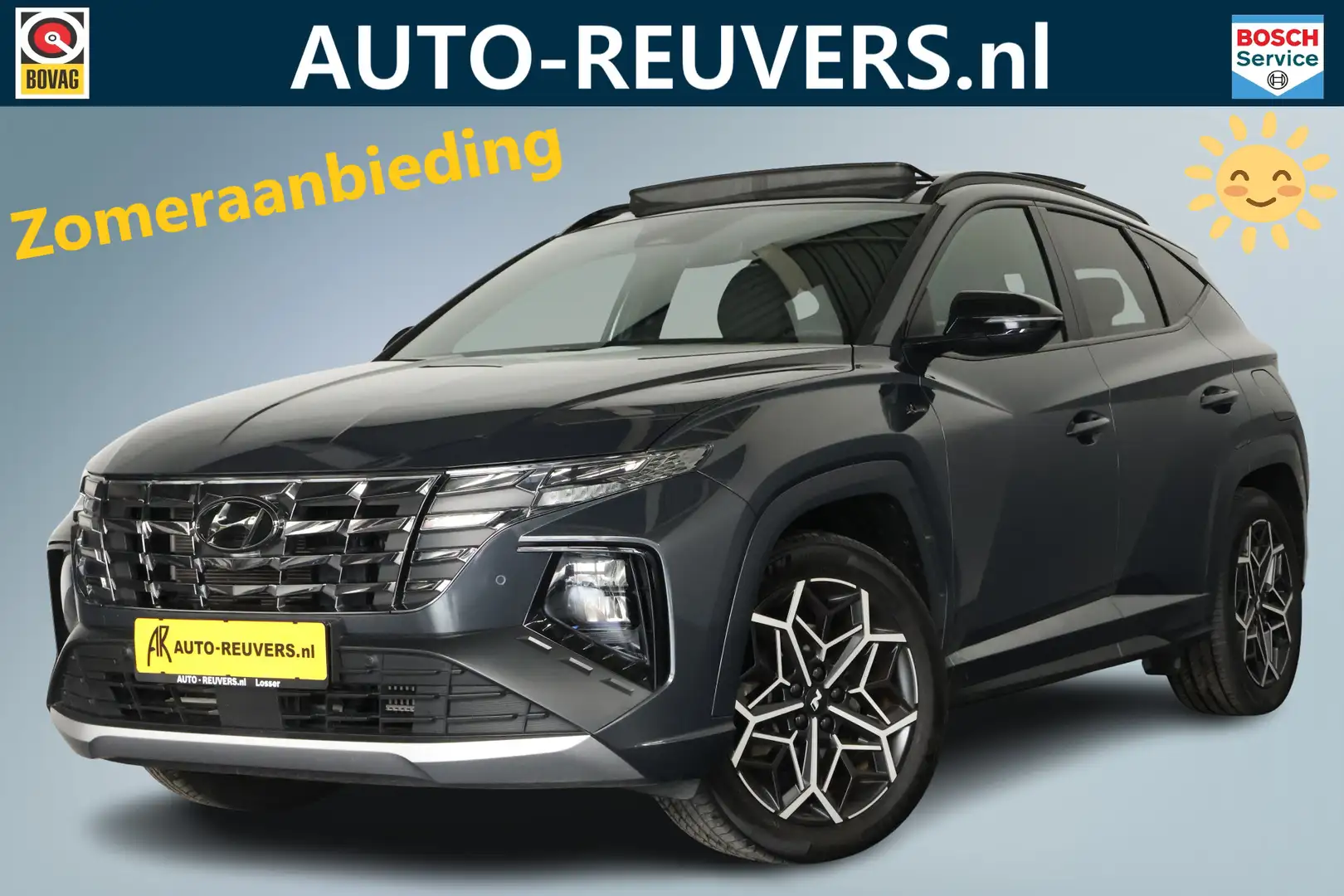 Hyundai TUCSON 1.6 T-GDI PHEV N Line 4WD Panorama / Opendak / Led Grijs - 1