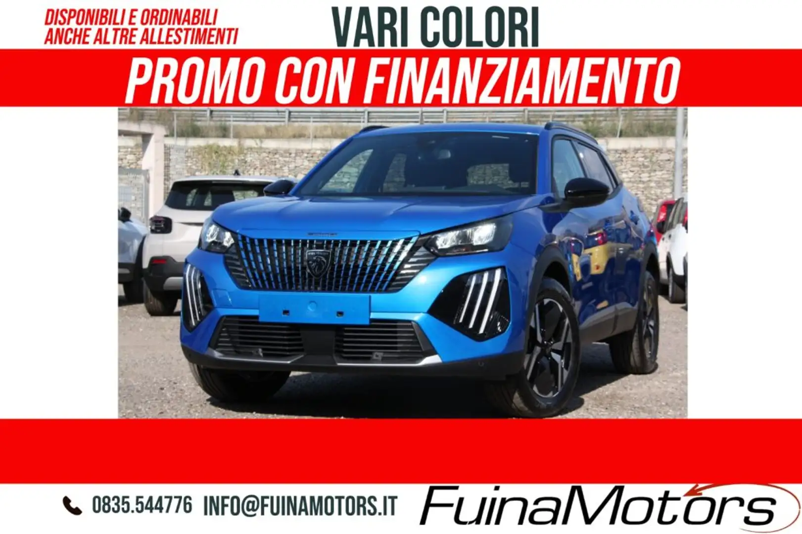 Peugeot 2008 100 S&S Allure NUOVO Blu/Azzurro - 1