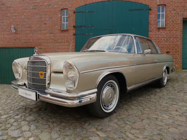Mercedes-Benz 300 SE Coupe W112, Schiebedach,  Leder pergament