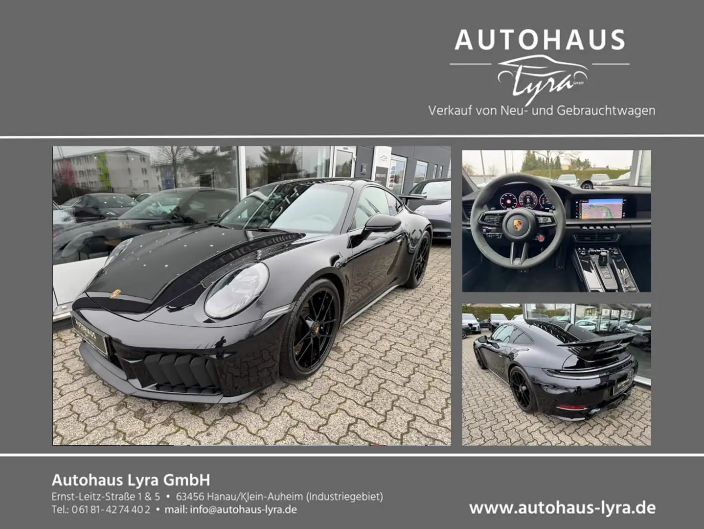 Porsche 992 .2 Carrera 4 GTS*HD-MATRIX*AERO-KIT*360°KAM* Schwarz - 1