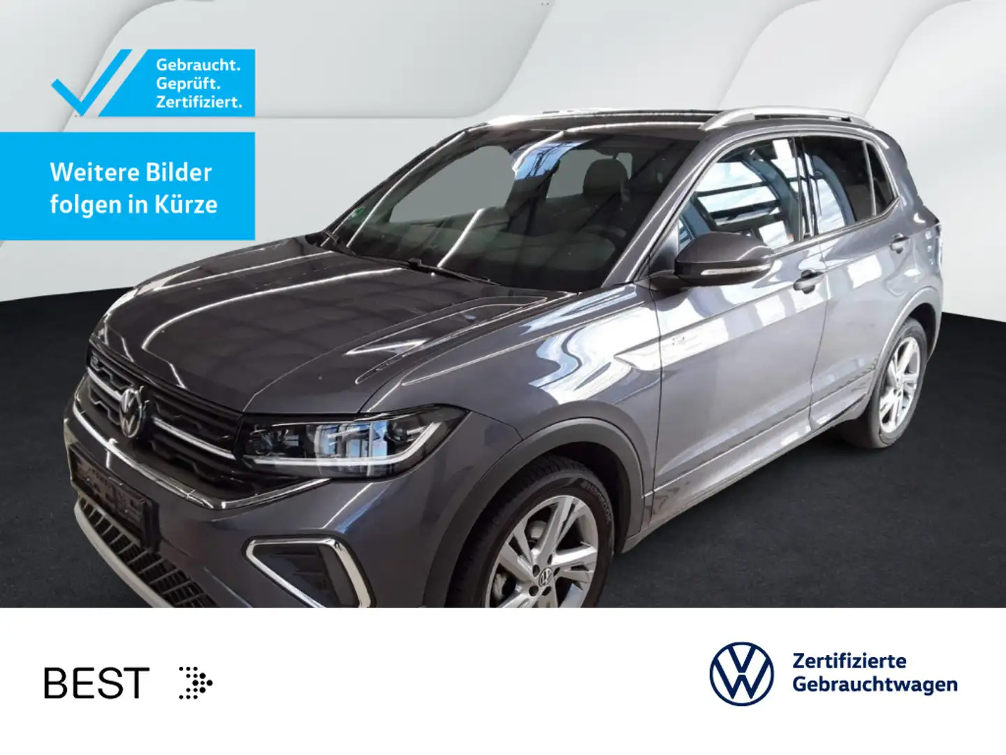 Volkswagen T-Cross 1.5 TSI DSG R-LINE*IQ.LIGHT*AHK*KAMERA*K Grau - 1