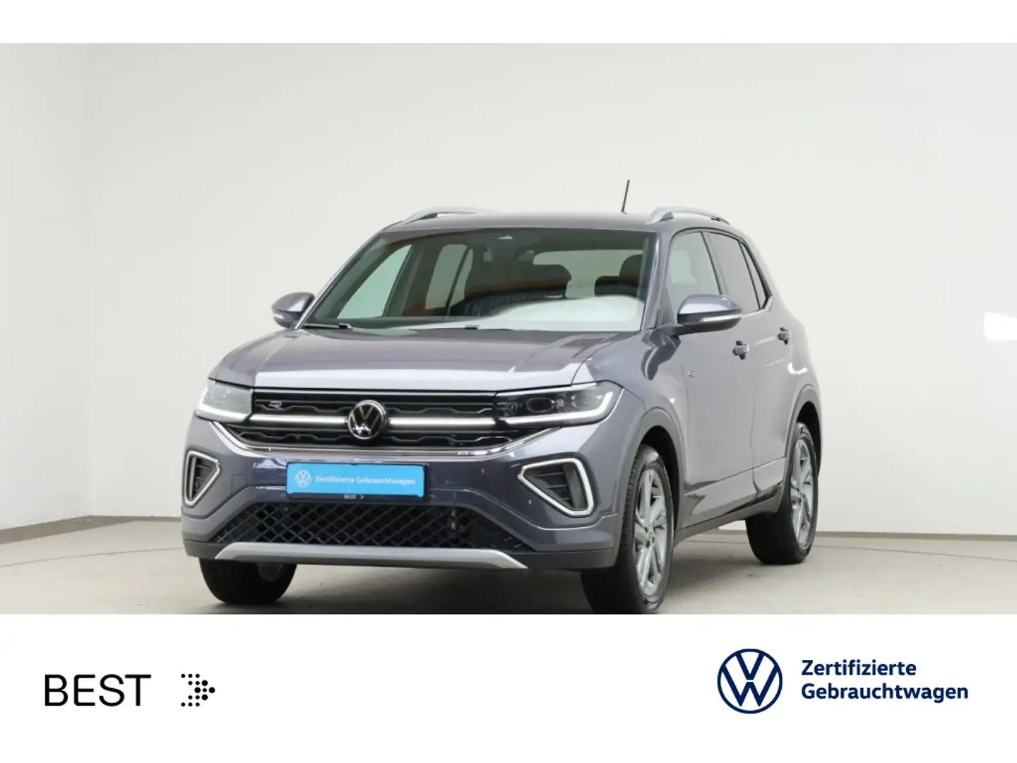 Volkswagen T-Cross 1.5 TSI DSG R-LINE*IQ.LIGHT*AHK*KAMERA*K Gris - 1