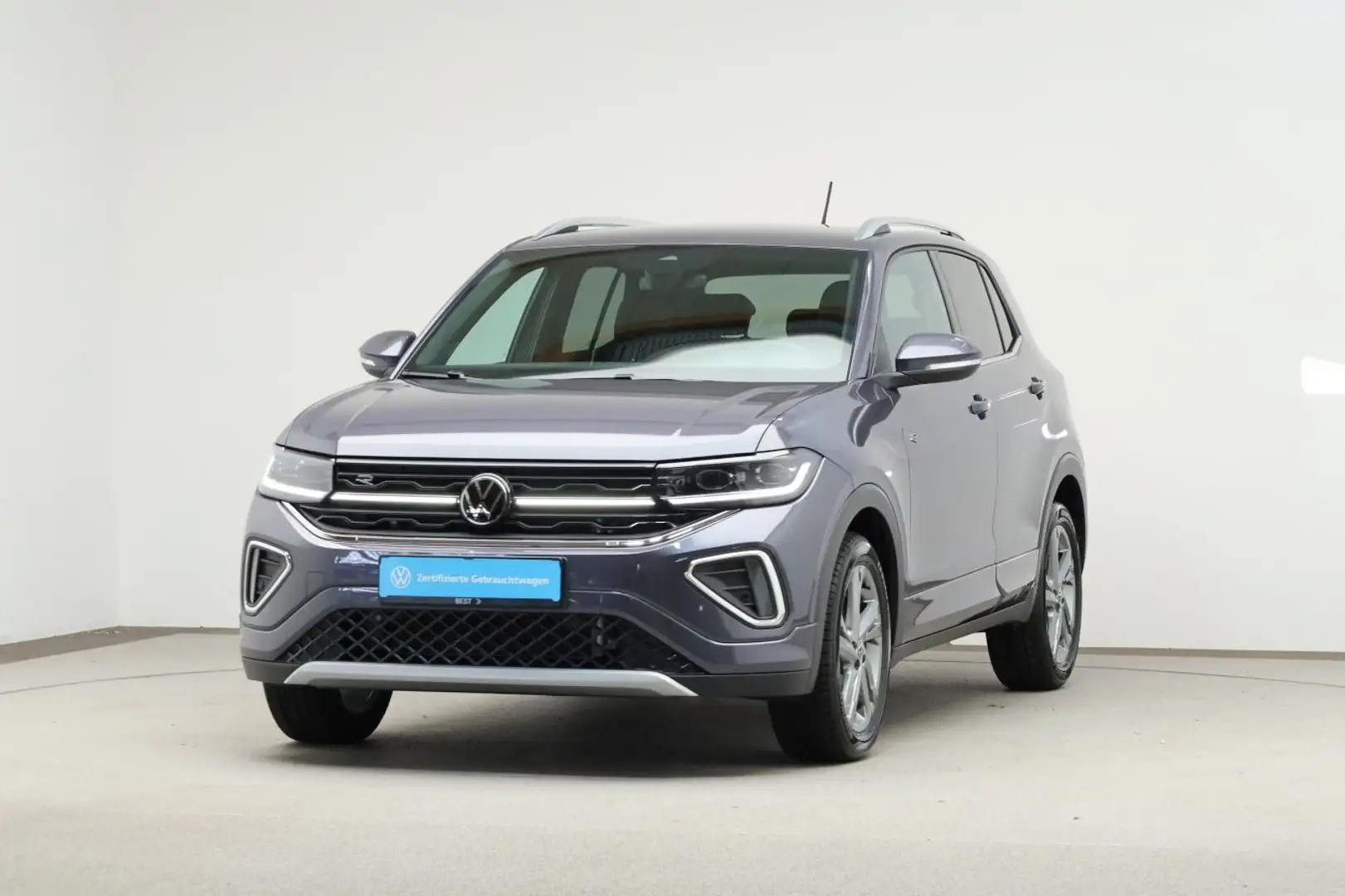 Volkswagen T-Cross 1.5 TSI DSG R-LINE*IQ.LIGHT*AHK*KAMERA*K Gris - 2