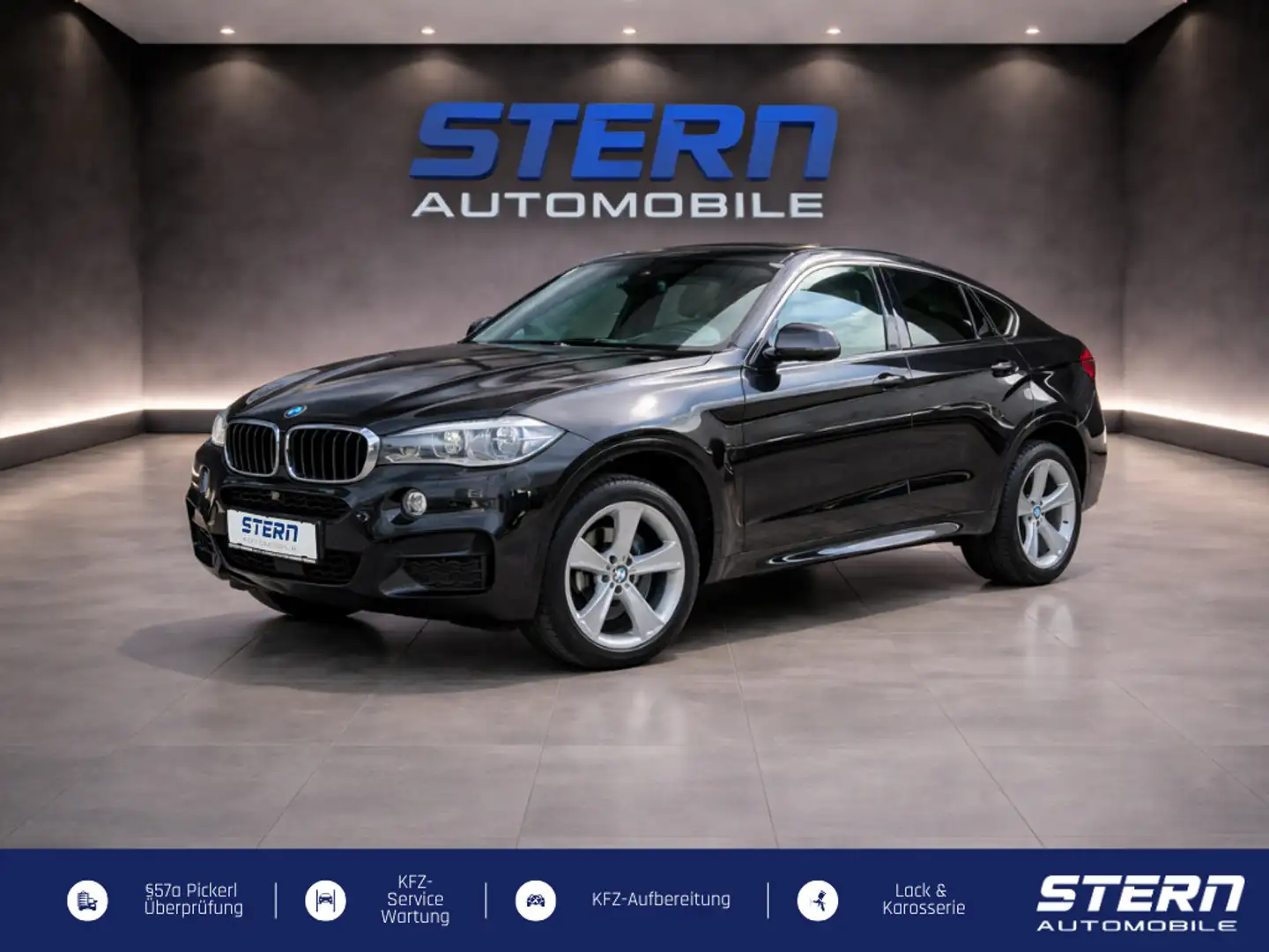 BMW X6 M 50d Sport Activity Coupé Österreich-Paket Aut. ... Schwarz - 1