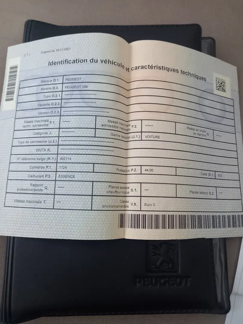 Peugeot 206 206 1.1i Enfant Terrible Zwart - 1