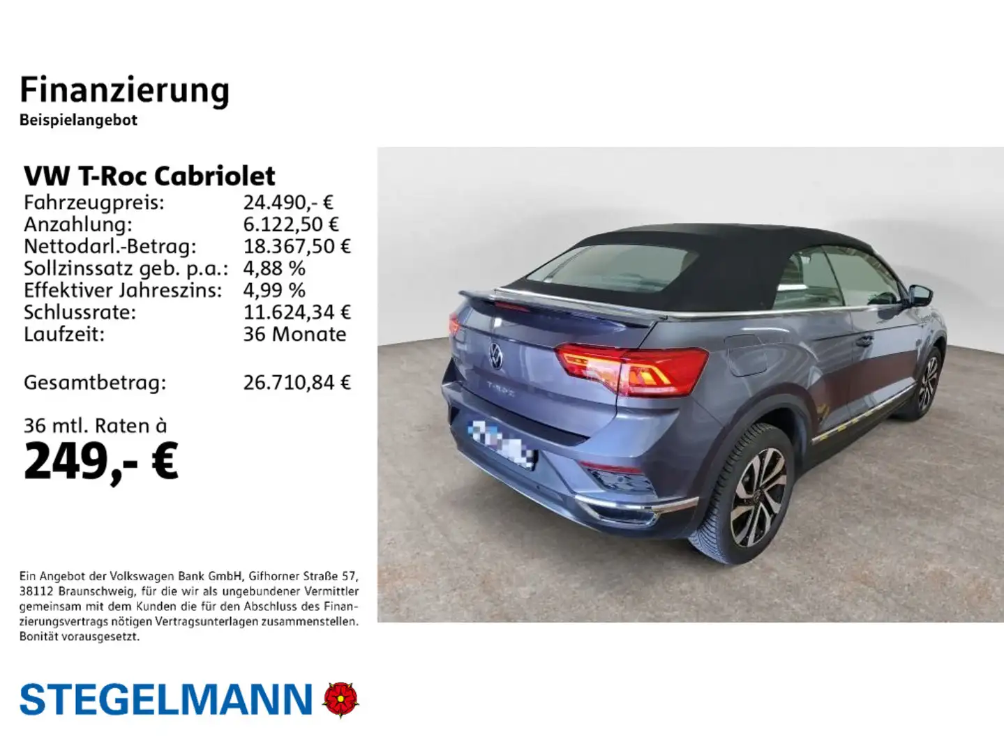 Volkswagen T-Roc 1.5 TSI DSG Active *Navi*AHK*PDC Grau - 2