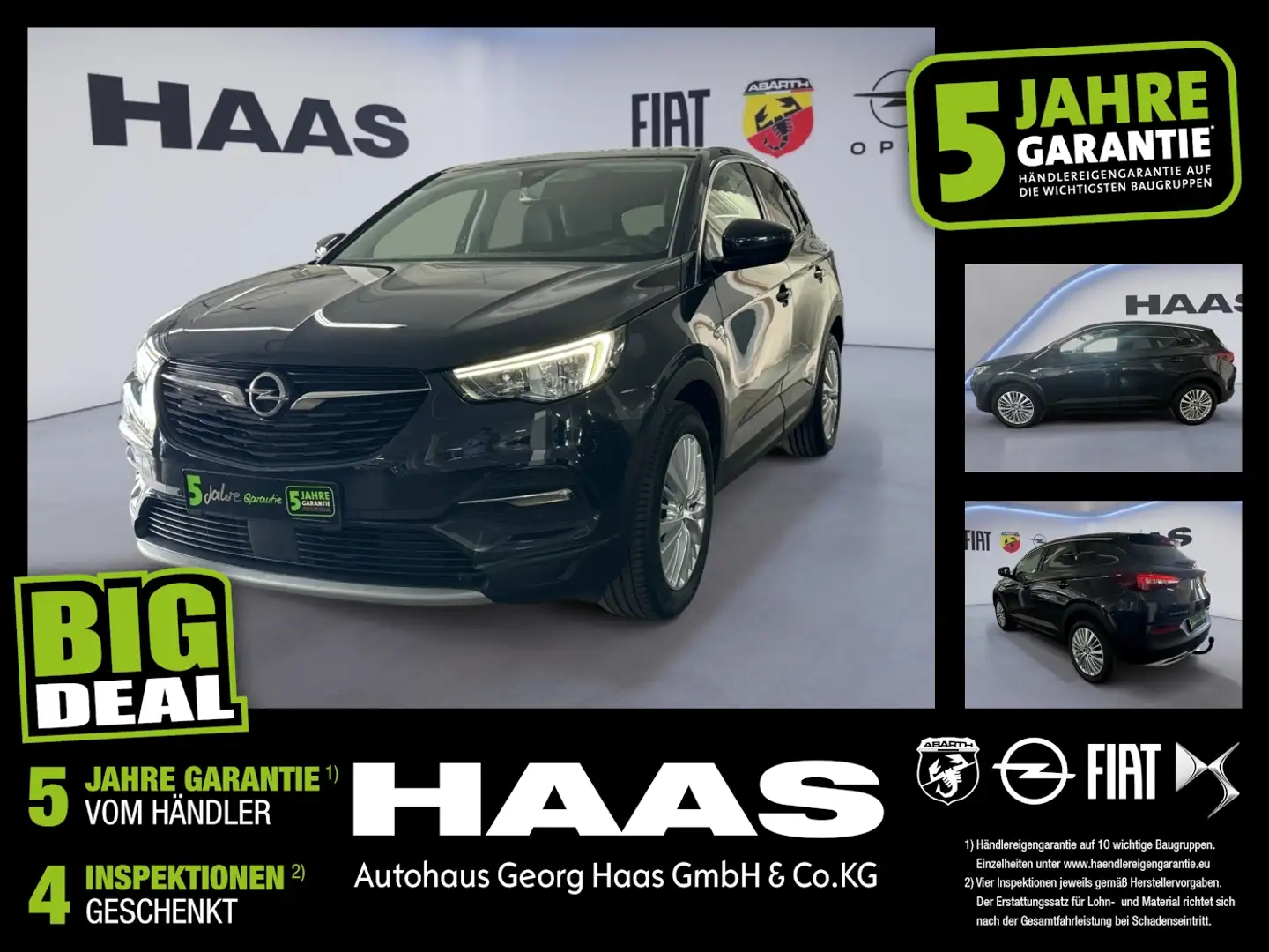 Opel Grandland 1.2 Turbo Klimaautomatik Bluetooth Szürke - 1