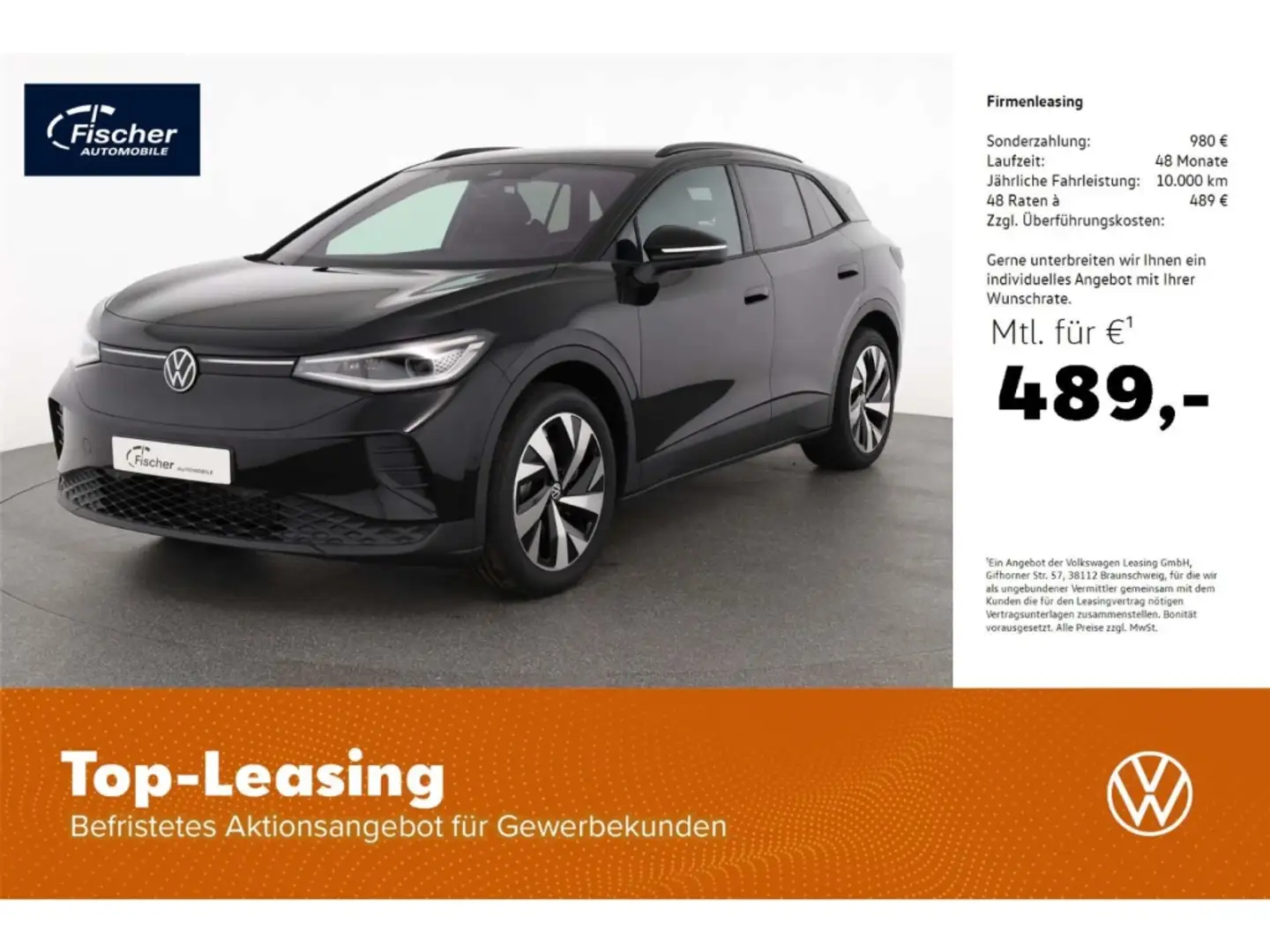Volkswagen ID.4 Elektro Pro Goal Noir - 1