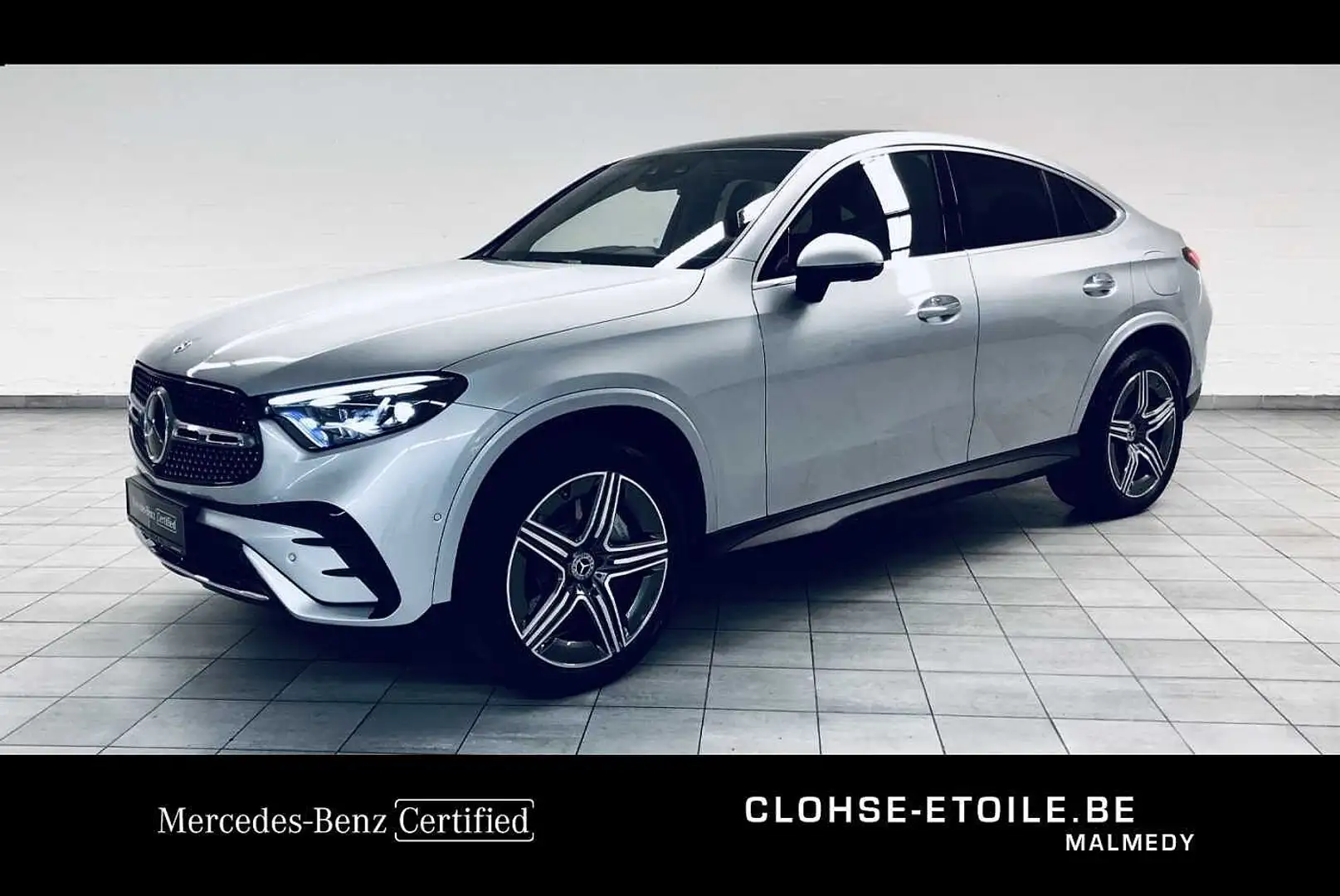 Mercedes-Benz GLC 300 de 4M AMG Line Coupé Toit Panoramique Zilver - 1