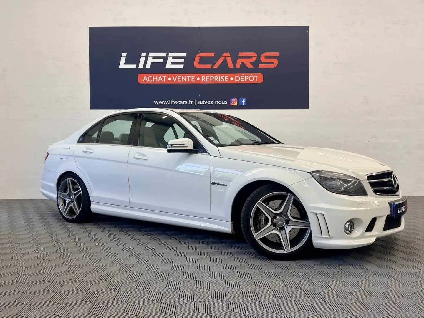 Mercedes-Benz C 63 AMG 63 AMG BVA7 - HISTORIQUE LIMPIDE - GARANTIE 6 MOIS Blanc - 2