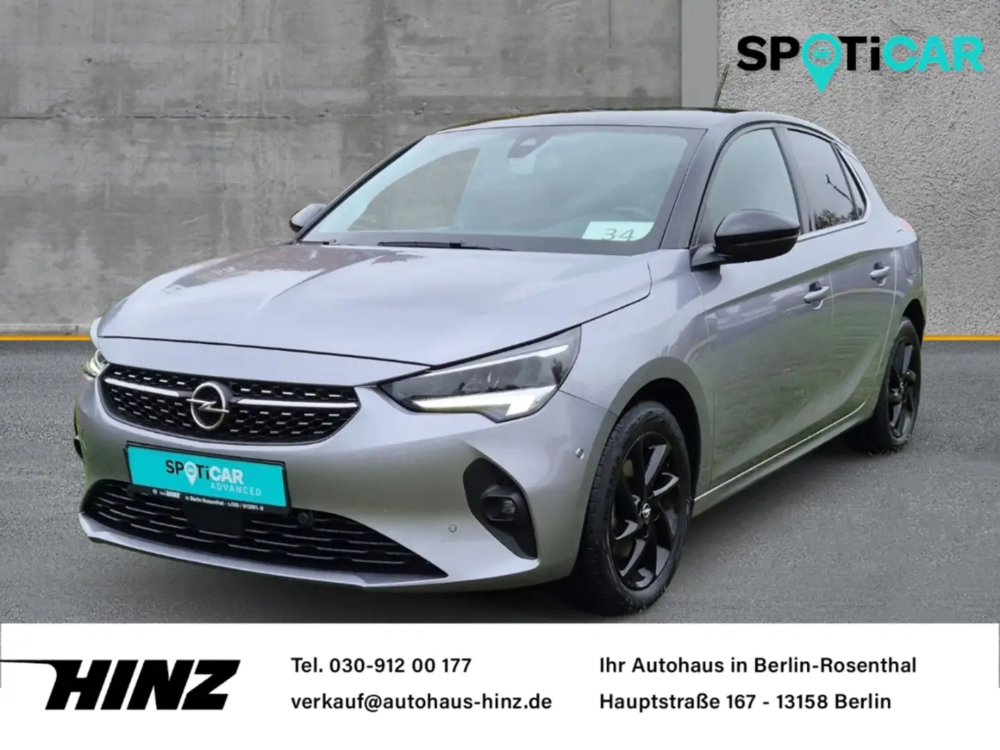 Opel Corsa F Elegance 1.2, LED,Klimaautom.,Kamera,PDC Gris - 1