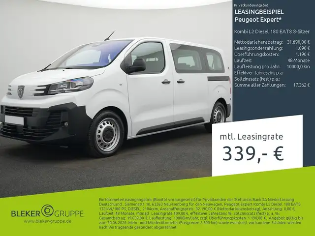 2026 Peugeot Expert in White for sale
